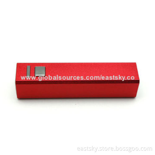 2000mAh Aluminum External Battery, Various Colors are AvailableNew